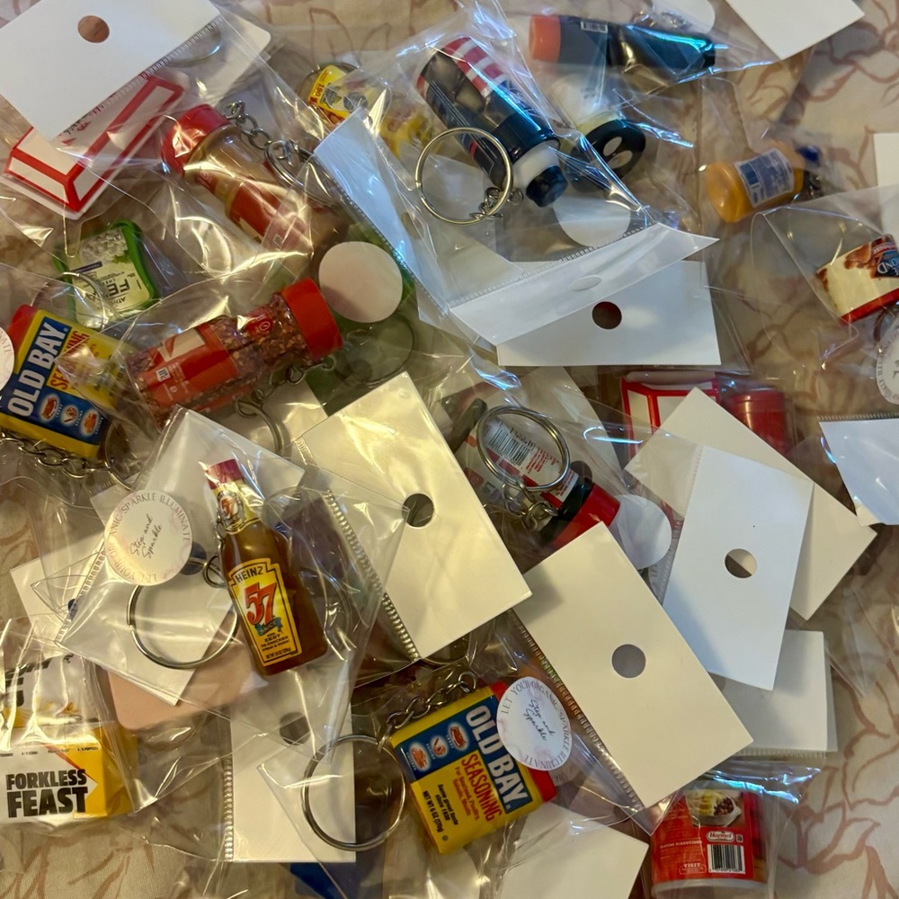 Mini brands key chains lot